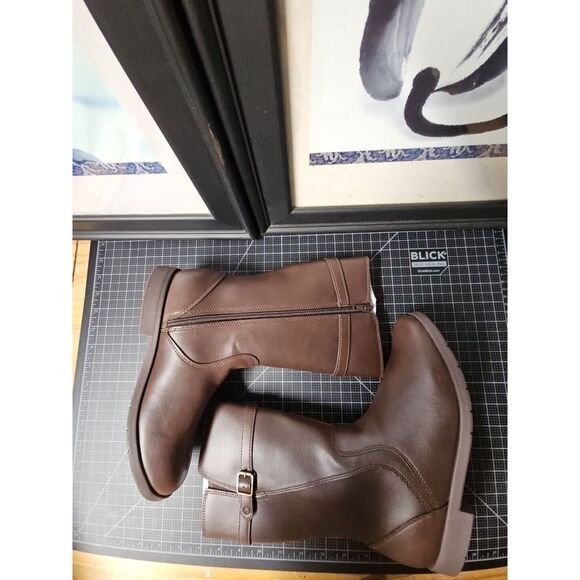 Stride Rite Kids Size 5M Big kid‎ BROWN Glitter Josephine Boots youth girl - Picture 8 of 16